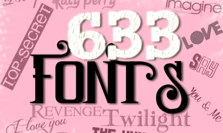 633 种英文字体合集