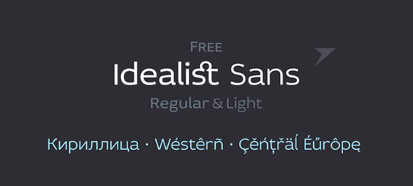 免费理想主义英文字体