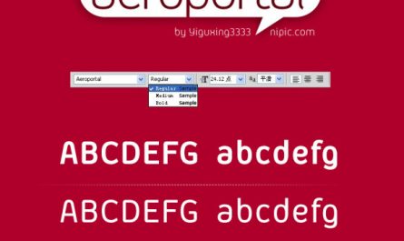 Aeroportal 系列英文字体集