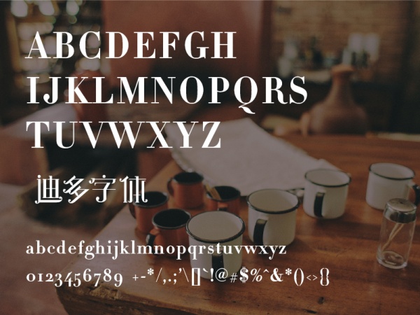 Didot 英文字体