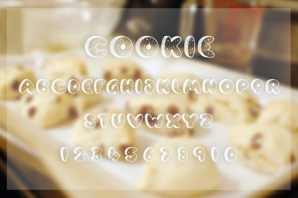 曲奇面团英文字体
