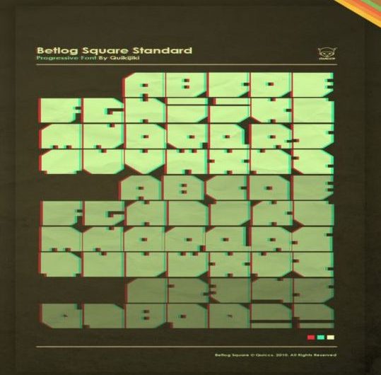 Betlog Square 标准英文字体