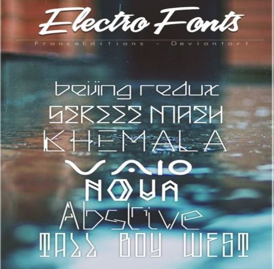 Electio 英文字体
