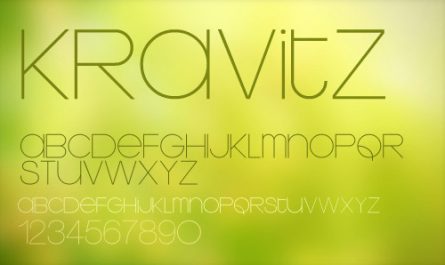 优雅的 Krolvitz 英文字体