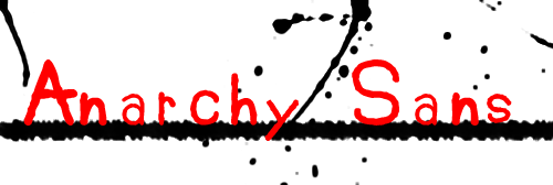 Anarchy Sans 英文字体