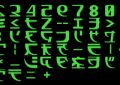矩阵码英文字体