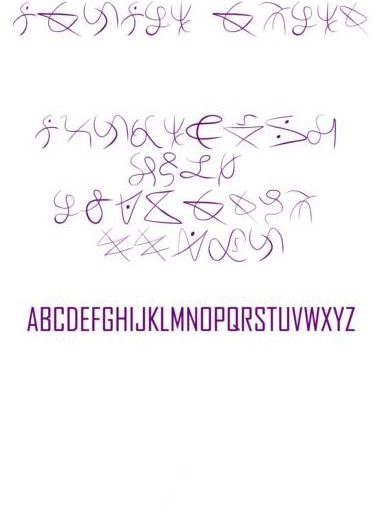 奥术符文英文字体