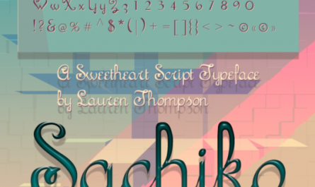 Sachiko Script英文字体