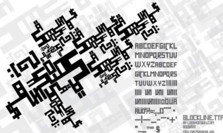 块状 ttf 英文字体
