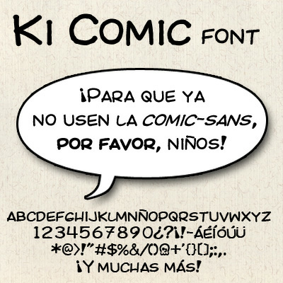 漫画英文字体包