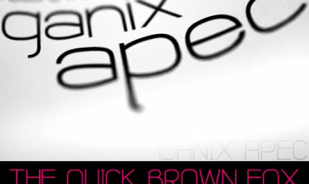 Ganix Apec 英文字体集