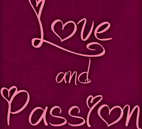 “Love with Passion”的英文字体