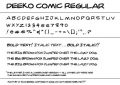 漫画风格英文字体