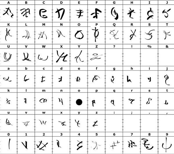 反转英文字体