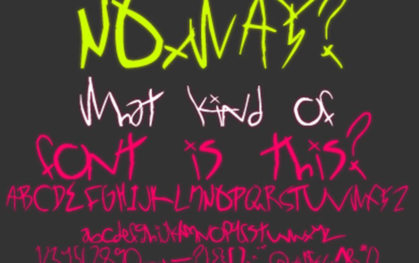 NOxWAY 英文字体包