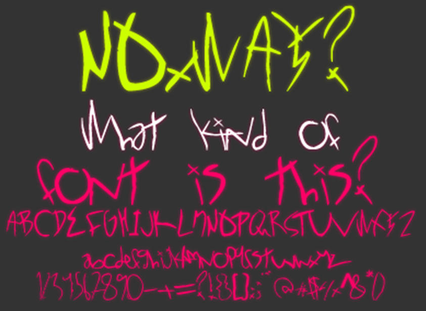NOxWAY 英文字体包