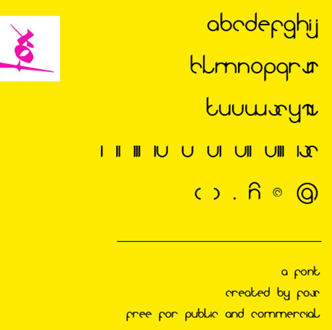 Typeface Version 英文字体
