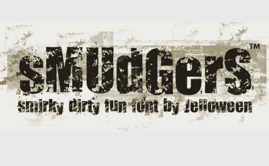 SMUDGERS 英文字体