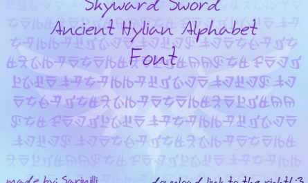 天空之剑古代海利亚英文字体