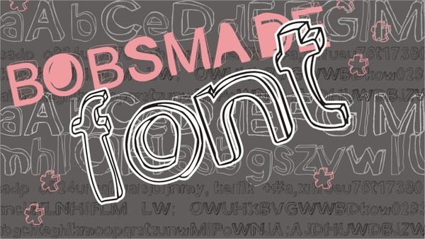 bobsmade 英文字体