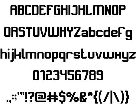Switch System 英文字体