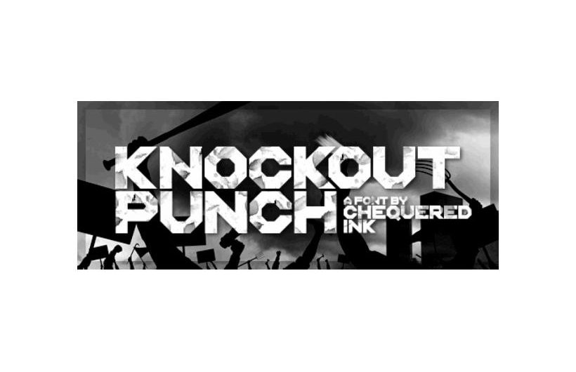 Knockout Punch 英文字体