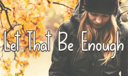 “Let That Be Enough”英文字体