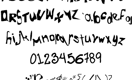 有趣的无花果英文字体
