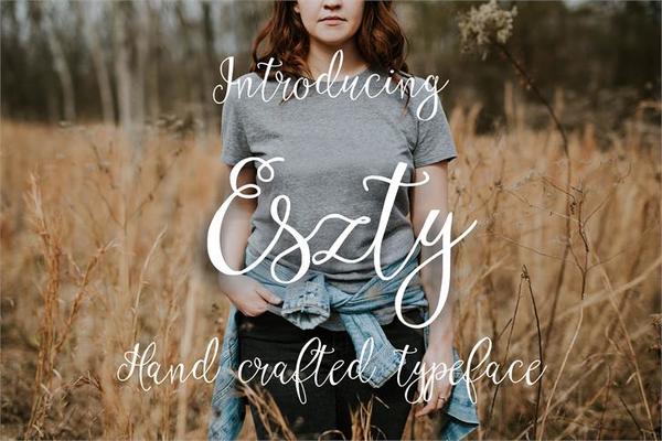 Eszty 英文字体
