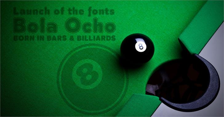 billiards 英文字体