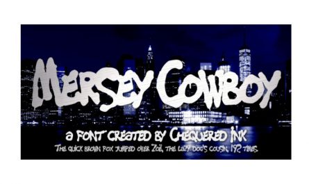 Mersey Cowboy 英文字体