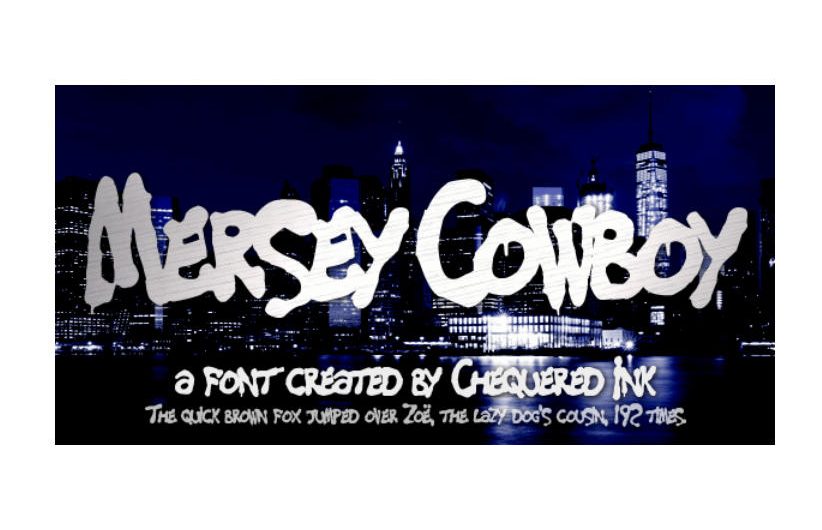 Mersey Cowboy 英文字体