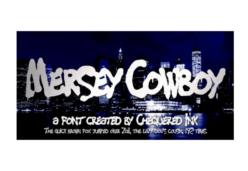 Mersey Cowboy 英文字体