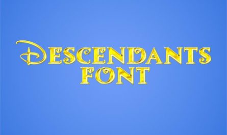 Descendants 英文字体