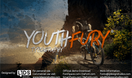 Youth fury 英文字体