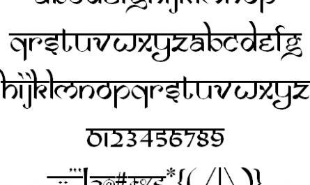 Samarkan 英文字体
