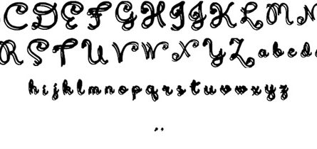 Domywriting 英文字体