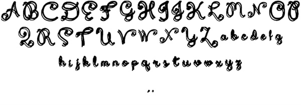 Domywriting 英文字体