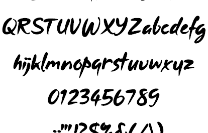 Dennor 英文字体