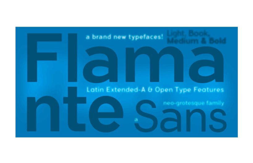Flamante Sans Bold 英文字体