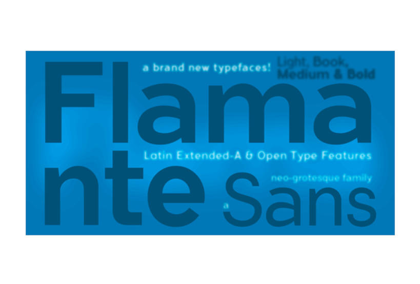 Flamante Sans Bold 英文字体