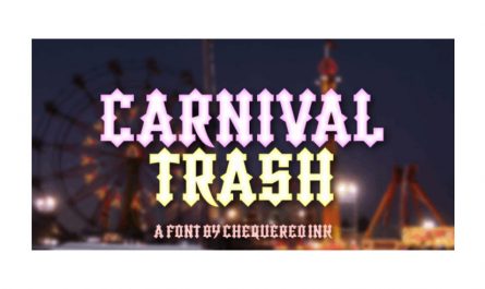 Carnival Trash 英文字体