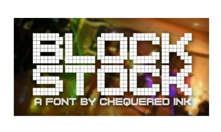Block Stock 英文字体
