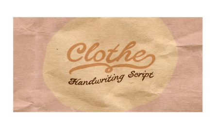 Clothe 英文字体