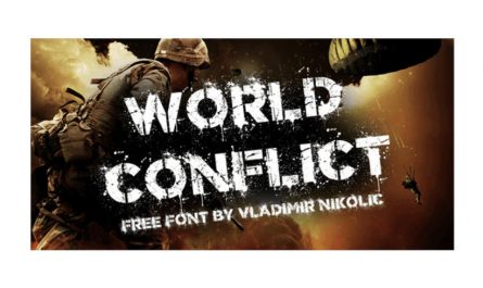World Conflict 英文字体