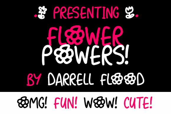 Flower Powers 英文字体