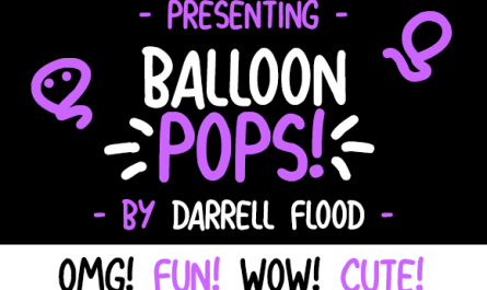Balloon Cartoon 英文字体
