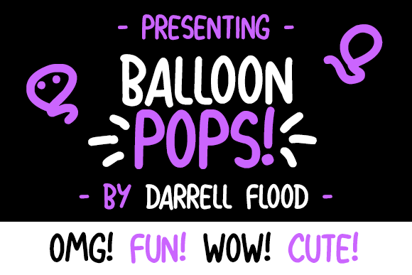 Balloon Cartoon 英文字体