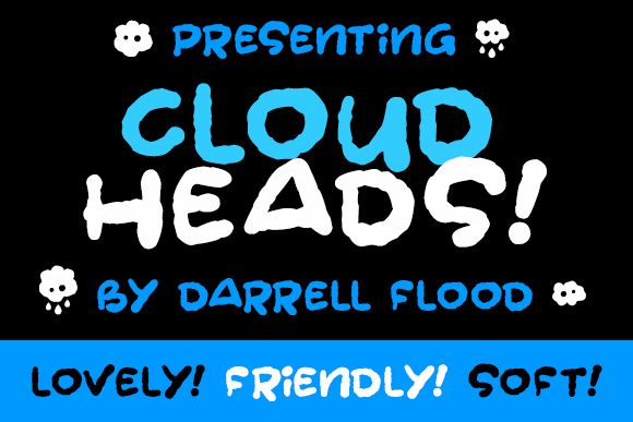 Cloud Heads 英文字体