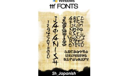 Japanish Windows 英文字体